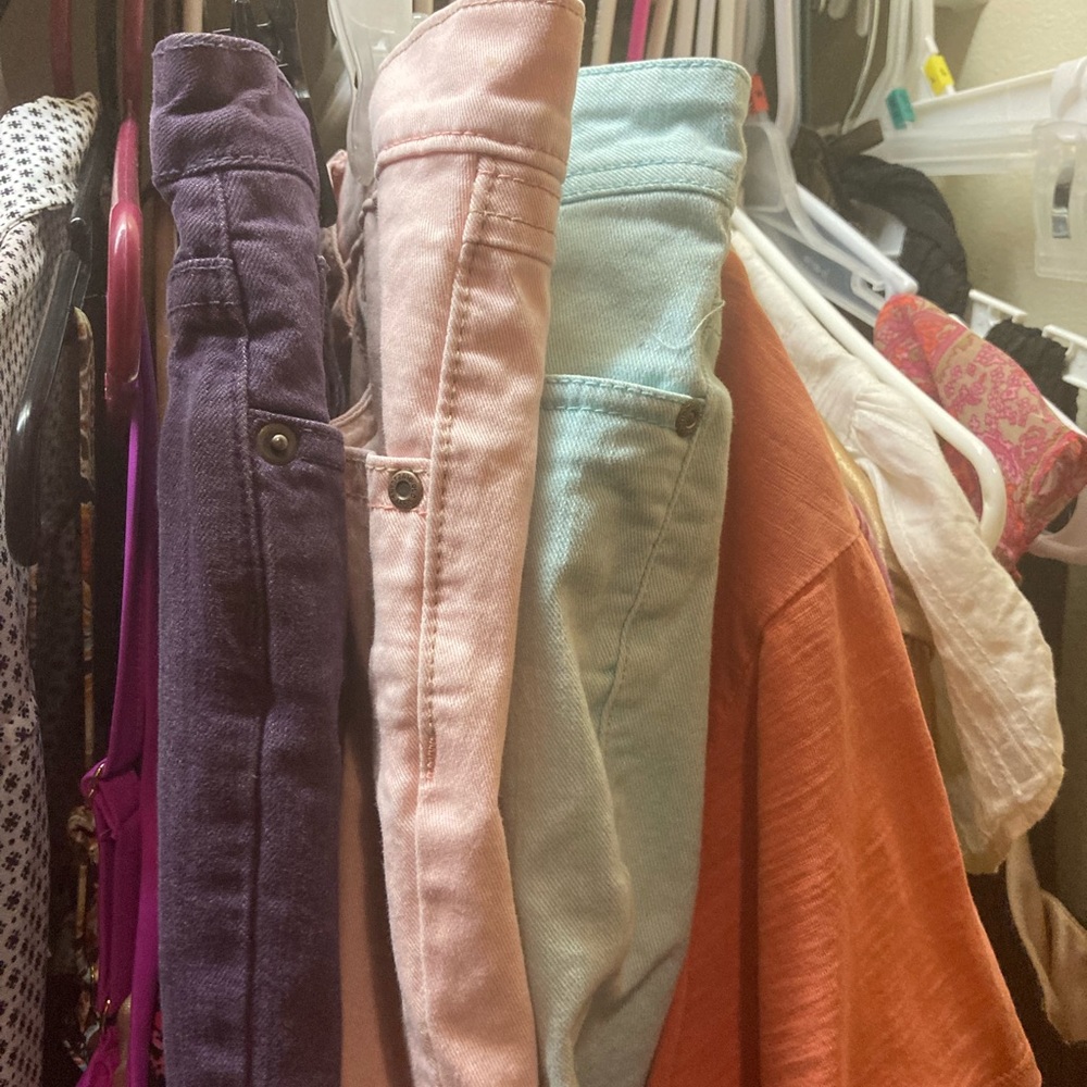Sonoma life + style size 14 jr, cropped jeans. Blue